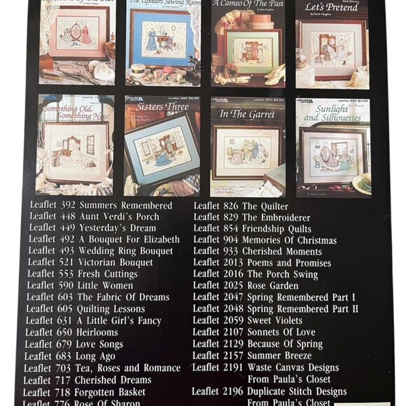 LOT OF 2 Paula Vaughan Bride | Wedding Counted Cross Stitch Craft Patterns - Picture 2 of 5